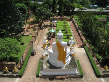 View on the remains of the vihara