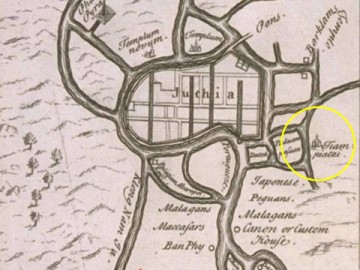 Map of Engelbert Kaempfer - 1690