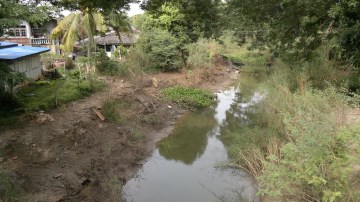 The silted Maha Phram Canal