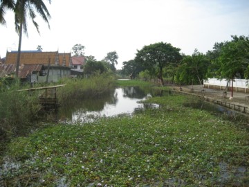 View of the canal near Wat Sri Pho