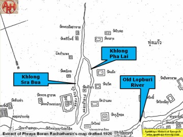 Detail of Phraya Boran Rachathanin's map - Anno 1926