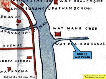 Source: Tri Amatyakul - Guide to Ayudhya and Bang-Pa-In (1957) - Prachandra Press, Bangkok.