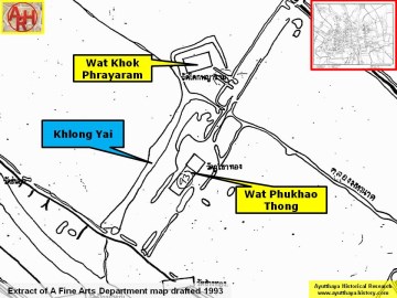 Detail of a 1993 Fine Arts Department map