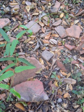 Fragmented tiles in situ