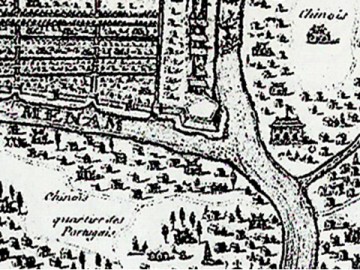 Pom Phet on de Courtaulin' s map