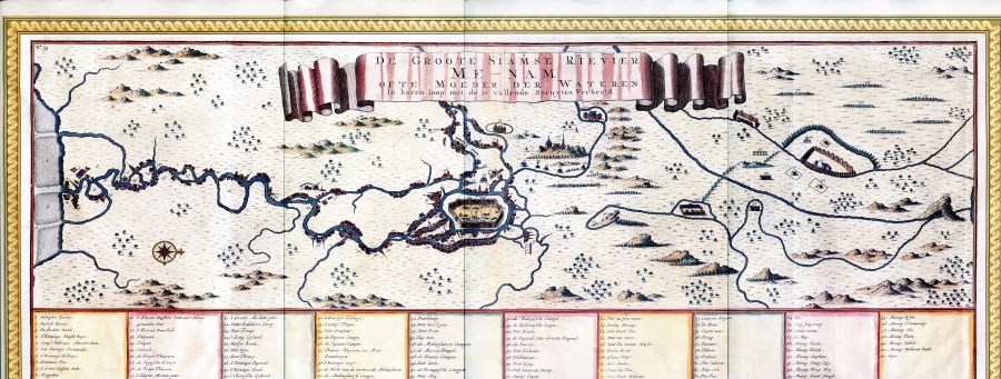 Map of the Me-Nam - Francois Valentijn