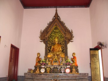Buddha image in the ubosot