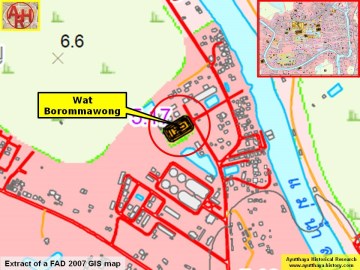 Detail of a 2007 Fine Arts Department GIS map