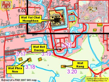 Detail of a 2007 Fine Arts Department GIS map
