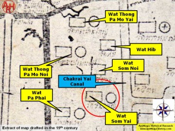 Extract of a 19th century map