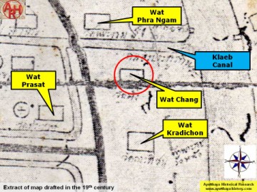 Extract of a 19th century map