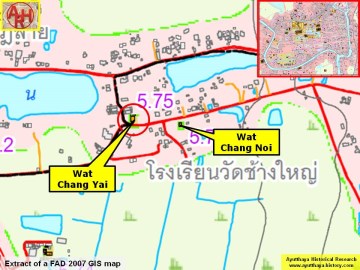 Extract of a 2007 Fine Arts Department GIS map