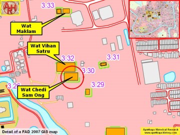 Extract of a 2007 Fine Arts Department GIS map