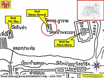 Detail of Phraya Boran Rachathanin's map - Anno 1926