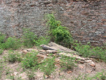 Remaining brick work