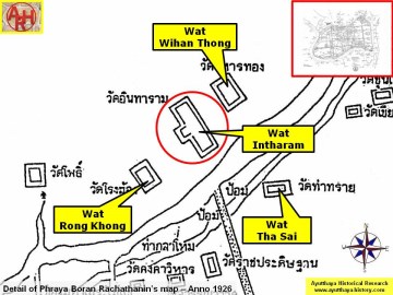 Detail of Phraya Boran Rachathanin's map - Anno 1926