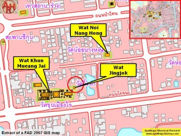 Extract of a 2007 Fine Arts Department GIS map