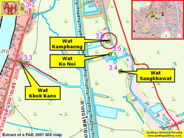 Detail of a 2007 Fine Arts Department GIS map