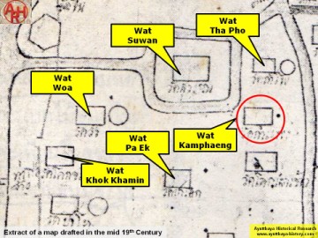 Detail of a 19th century map