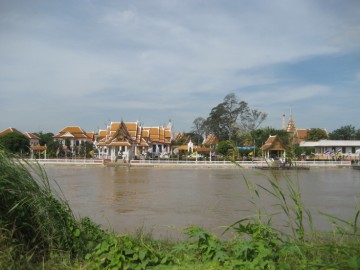 View from the opposite side of the river