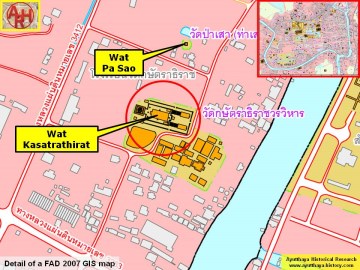 Detail of a 2007 Fine Arts Department GIS map