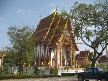 Ubosot - view from the west side