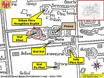 Detail of Phraya Boran Rachathanin's map - Anno 1926