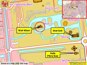 Detail of a 2007 Fine Arts Department GIS map