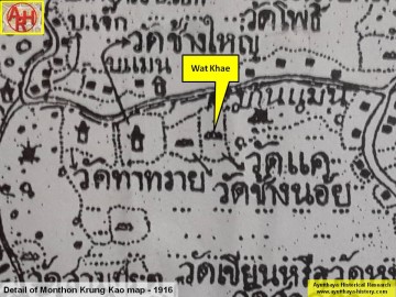 Detail of a Monthon Krung Kao 1916 map