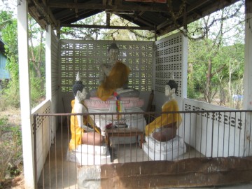 Buddha image in situ