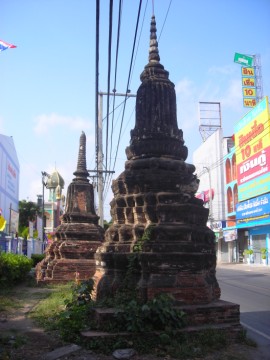 Remaining chedi of Wat Khian