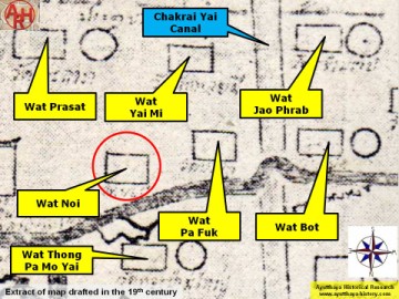 Detail of a 19th century map