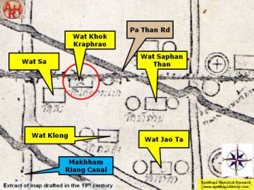 Detail of a 19th century map