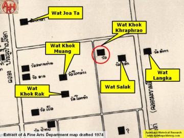 (Detail of a 1974 Fine Arts Department map 