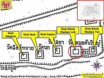 Detail of Phraya Boran Rachathanin's map - Anno 1926