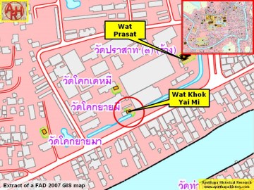 Detail of a 2007 Fine Arts Department GIS map