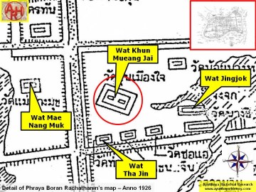 Detail of Phraya Boran Rachathanin's map - Anno 1926