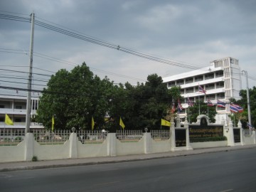 View of the former location of Wat Khwang