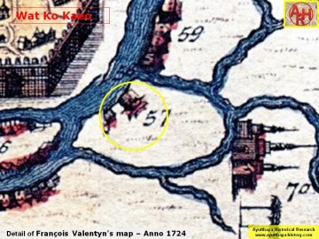 Detail of Fran�ois Valentyn's map published in 1724