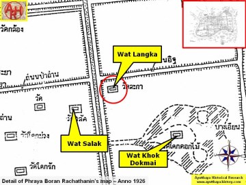 Detail of Phraya Boran Rachathanin's map - Anno 1926