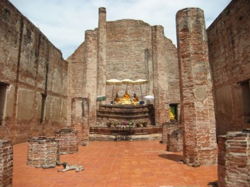 Ordination hall - view from the inside