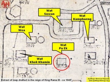Detail of a 19th century map