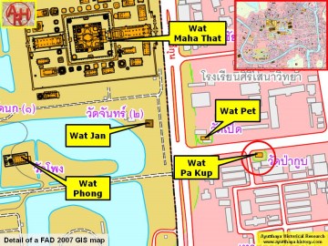 Detail of a 2007 Fine Arts Department GIS map