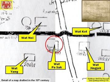 Detail of a 19th century map