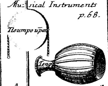 Tong or Thon - Siamese music instrument