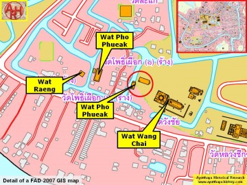 Detail of a 2007 Fine Arts Department GIS map