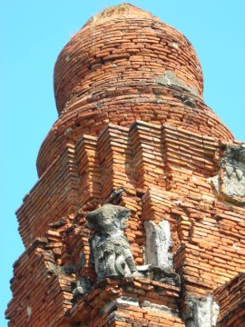 Detail of the chedi