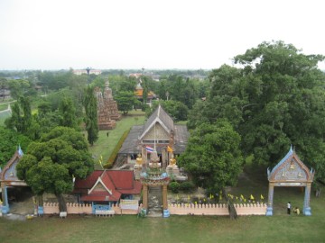 View of the monastery from Phukhao Thong