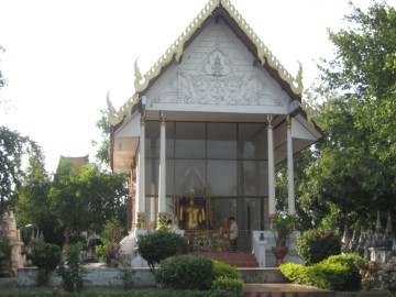Modern vihara built on the foundations of an older one