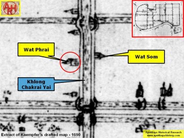 Extract of Engelbert Kaempfer's draft map drawn in June 1690